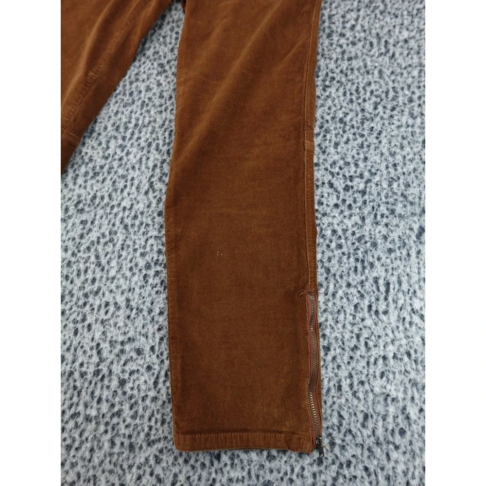 Sanctuary Utility‎ Pants Womens 28 Brown Corduroy Ankle Zip Anthropologie